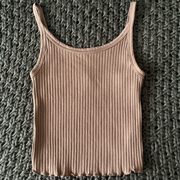 Old Navy Women's Ribbed Tank Top - Espresso - Picture 2 of 6